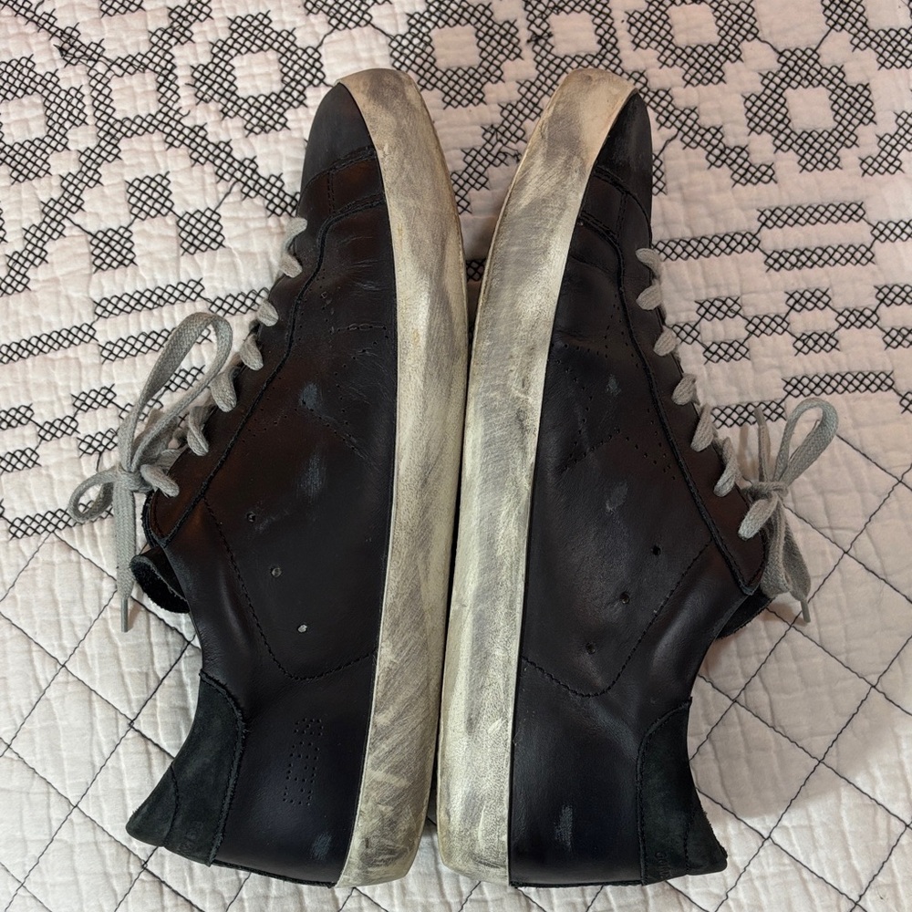 Golden Goose Black and Gray Men's Sneakers - Picture 6 of 7